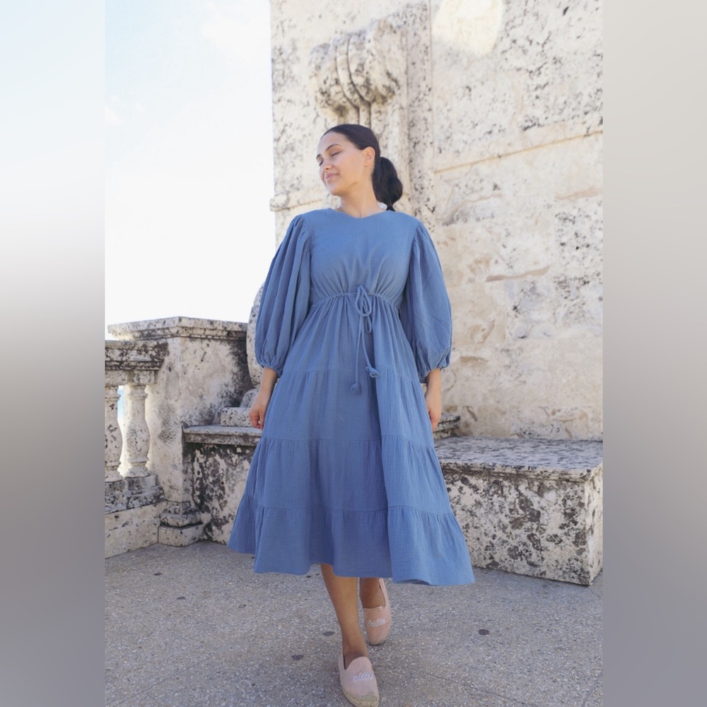 Dainty Jewells Blue Casual Midi Dress